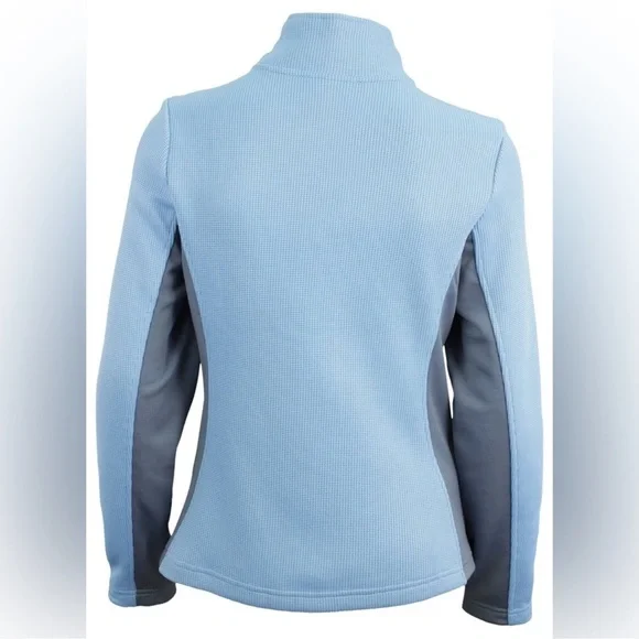 Spyder Womens Speedo Powder Blue Waffle Knit
Fleece Zip Jacket XL - Picture 3 of 9